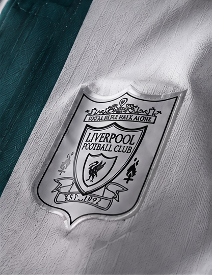 Liverpool 1995-96 Away Kit Button Type Half Sleeve