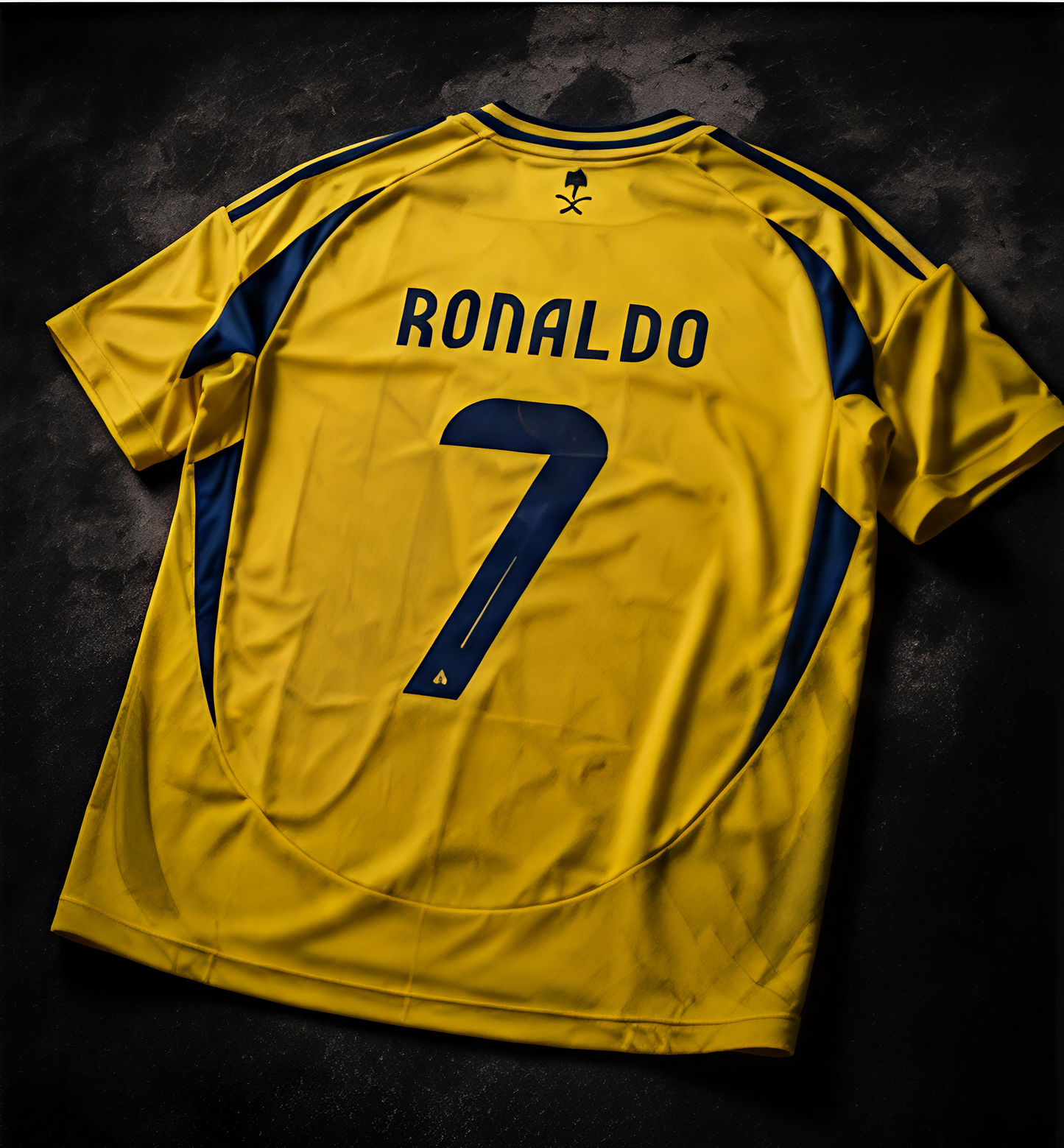 Christiano Ronaldo Al Nassr 2024 Yellow Home Jersey #cr7