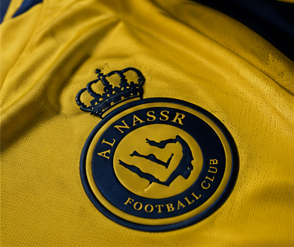 Christiano Ronaldo Al Nassr 2024 Yellow Home Jersey #cr7