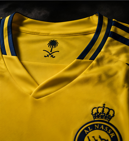Christiano Ronaldo Al Nassr 2024 Yellow Home Jersey #cr7